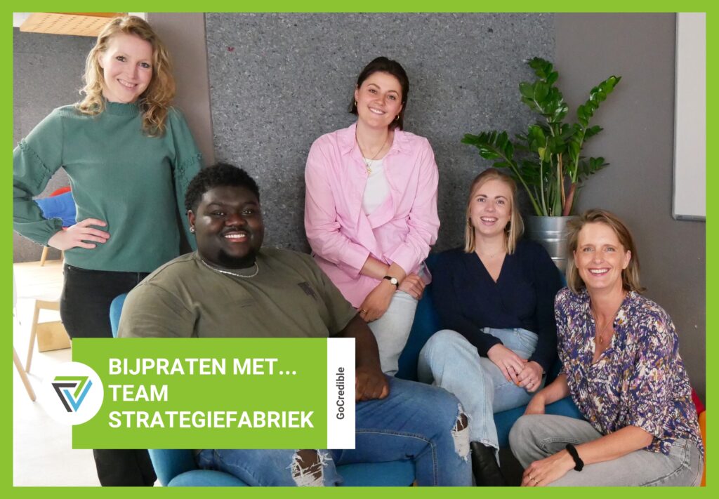 Team strategiefabriek bijpraten met